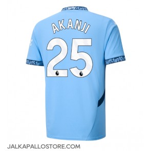 Manchester City Manuel Akanji #25 Kotipaita 2024-25 Lyhythihainen